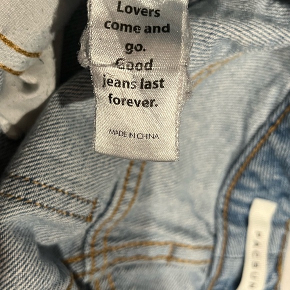 PACSUN high waisted straight leg mom jeans size 24 - Picture 3 of 5